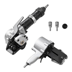 image:imageVEVOR Pneumatic Steel Strapping Machine 8500 N Tension Force Metal Strapping Tool Tensioner and Cutter Sealer for 125 in Width Metal Belt Heavy Duty Split Type Baler for High Tensile Packaging1 14Width