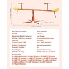 image:imageVEVOR Seesaw Teeter Totter for Kids 110 lbs Load Capacity per Seat Sit and Spin Teeter Totter with 4prong Support Legs Playground Equipment with Swiveling 360 Degrees Rotating for Aged 3 4 SeatsYellow