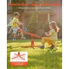 image:imageVEVOR Seesaw Teeter Totter for Kids 110 lbs Load Capacity per Seat Sit and Spin Teeter Totter with 4prong Support Legs Playground Equipment with Swiveling 360 Degrees Rotating for Aged 3 4 SeatsYellow