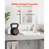 image:imageVEVOR T Shelf Brackets 200 lbs Capacity 2 Pcs 16 inch Solid Steel Heavy Duty with Screws for Floating Shelves Countertop Support Hardware14x289x12 in
