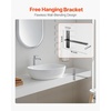 image:imageVEVOR T Shelf Brackets 200 lbs Capacity 2 Pcs 16 inch Solid Steel Heavy Duty with Screws for Floating Shelves Countertop Support Hardware16x289x12 in