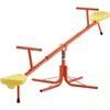 image:imageVEVOR Seesaw Teeter Totter for Kids 110 lbs Load Capacity per Seat Sit and Spin Teeter Totter with 4prong Support Legs Playground Equipment with Swiveling 360 Degrees Rotating for Aged 3 4 SeatsYellow