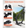 image:imageVEVOR Bike Rack Fits 20 to 27 Inch Mountain amp Road Bikes Alloy Steel RustResistant Bike Floor Stand Rack Foldable Bicycle Stand for Entryway Garage Home Bikes Parking amp Storage 1 Pack Black1 Bike Rack