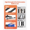 image:imageVEVOR Bike Rack Fits 20 to 27 Inch Mountain amp Road Bikes Alloy Steel RustResistant Bike Floor Stand Rack Foldable Bicycle Stand for Entryway Garage Home Bikes Parking amp Storage 1 Pack Black2 Bike Rack