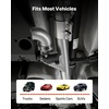 image:imageVEVOR Electric Exhaust Cutout 25 Inch Universal Stainless Steel Exhaust Valve Kit with One Controller Remote Kit Cut Out Valve Y Pipe Remote Control amp Box Fits Trucks Sedans Sports Cars SUVs