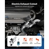 image:imageVEVOR Electric Exhaust Cutout 25 Inch Universal Stainless Steel Exhaust Valve Kit with One Controller Remote Kit Cut Out Valve Y Pipe Remote Control amp Box Fits Trucks Sedans Sports Cars SUVs