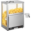 image:imageVEVOR Nacho Chip Warmer 845QT Stainless Steel Machine with Warming Light Deflection Board for Popcorn Potato Chips Peanuts