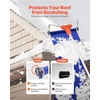 image:imageVEVOR Snow Roof Rake 17 in Aluminum Blade 41172 ft Adjustable Roof Snow Scraper with Wheels amp Slide Lightweight Snows Removal Tool for House Rooftop Leaves Debris Clearing17 Aluminum Blade x 172ft Reach