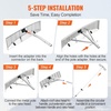image:imageVEVOR Snow Roof Rake 17 in Aluminum Blade 41172 ft Adjustable Roof Snow Scraper with Wheels amp Slide Lightweight Snows Removal Tool for House Rooftop Leaves Debris ClearingAluminium Blade  21ft Reach