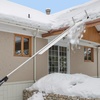 image:imageVEVOR Snow Roof Rake 26 in Aluminum Blade 7520 ft Adjustable Roof Snow Scraper with Wheels AntiSlip Handle Snow Removal Tool Lightweight House Rooftop Rake for Leaves Debris Removal185 Blade x 30ft Reach