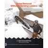 image:imageVEVOR Snow Roof Rake 26 in Aluminum Blade 7520 ft Adjustable Roof Snow Scraper with Wheels AntiSlip Handle Snow Removal Tool Lightweight House Rooftop Rake for Leaves Debris Removal26 Blade x 20ft Reach
