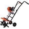 image:imageVEVOR Tiller Cultivator 212CC 4Stroke Garden Cultivator Tiller with 4 Steel Adjustable Rear Tines for Lawn Garden and Field Soil Cultivation  with 4 Steel Adjustable Rear Tines for Lawn Garden Field Soil Cultivation 6614x1968x3937 inch Max Depth 393 inch31CC 4Stroke