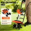 image:imageVEVOR Tiller Cultivator 212CC 4Stroke Garden Cultivator Tiller with 4 Steel Adjustable Rear Tines for Lawn Garden and Field Soil Cultivation  with 4 Steel Adjustable Rear Tines for Lawn Garden Field Soil Cultivation 6614x1968x3937 inch Max Depth 393 inch31CC 4Stroke