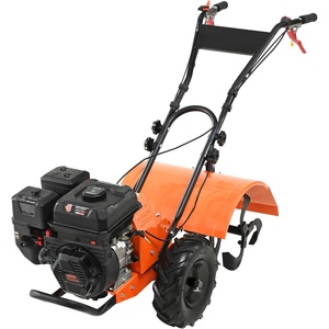 image:imageVEVOR Tiller Cultivator 212CC 4Stroke Garden Cultivator Tiller with 4 Steel Adjustable Rear Tines for Lawn Garden and Field Soil Cultivation  with 4 Steel Adjustable Rear Tines for Lawn Garden Field Soil Cultivation 6614x1968x3937 inch Max Depth 393 inch212CC 4Stroke