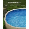 image:imageVEVOR 15 x 30 ft Oval Pool Liner Duobead Above Ground Pool Liners 52in Wall Height Durable Standard Gauge Vinyl Designed for Steel Sided AboveGround Swimming PoolsOval