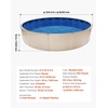 image:imageVEVOR 15 x 30 ft Oval Pool Liner Duobead Above Ground Pool Liners 52in Wall Height Durable Standard Gauge Vinyl Designed for Steel Sided AboveGround Swimming PoolsRound