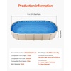 image:imageVEVOR 15 x 30 ft Oval Pool Liner Duobead Above Ground Pool Liners 52in Wall Height Durable Standard Gauge Vinyl Designed for Steel Sided AboveGround Swimming PoolsOval
