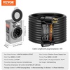 image:imageVEVOR 30 Amp Generator Cord and Power Inlet Box 50 FT 125250V NEMA L1430P to L1430R Heavy Duty Extension Power Cord SJTW 10 Gauge 7500W PreDrilled Inlet Box for Generator to House ETL Listed40 FT