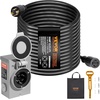 image:imageVEVOR 30 Amp Generator Cord and Power Inlet Box 50 FT 125250V NEMA L1430P to L1430R Heavy Duty Extension Power Cord SJTW 10 Gauge 7500W PreDrilled Inlet Box for Generator to House ETL Listed40 FT