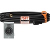 image:imageVEVOR 30 Amp Generator Cord and Power Inlet Box 50 FT 125250V NEMA L1430P to L1430R Heavy Duty Extension Power Cord SJTW 10 Gauge 7500W PreDrilled Inlet Box for Generator to House ETL Listed75 FT
