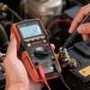 image:imageVEVOR Digital Multimeter 6000Count TRMS DCAC Voltmeter Current Tester AutoRanging Multimeter for Current Voltage Resistance Capacitance Temperature Diodes Continuity Low Impedance Measurment1000V No current detection