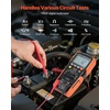 image:imageVEVOR Digital Multimeter 6000Count TRMS DCAC Voltmeter Current Tester AutoRanging Multimeter for Current Voltage Resistance Capacitance Temperature Diodes Continuity Low Impedance Measurment1000V 10A