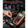 image:imageVEVOR Digital Multimeter 6000Count TRMS DCAC Voltmeter Current Tester AutoRanging Multimeter for Current Voltage Resistance Capacitance Temperature Diodes Continuity Low Impedance Measurment600V 10A