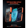 image:imageVEVOR Digital Multimeter 6000Count TRMS DCAC Voltmeter Current Tester AutoRanging Multimeter for Current Voltage Resistance Capacitance Temperature Diodes Continuity Low Impedance Measurment1000V No current detection