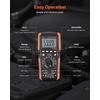 image:imageVEVOR Digital Multimeter 6000Count TRMS DCAC Voltmeter Current Tester AutoRanging Multimeter for Current Voltage Resistance Capacitance Temperature Diodes Continuity Low Impedance Measurment1000V 10A