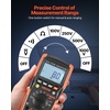 image:imageVEVOR Digital Multimeter 6000Count TRMS DCAC Voltmeter Current Tester AutoRanging Multimeter for Current Voltage Resistance Capacitance Temperature Diodes Continuity Low Impedance Measurment1000V No current detection