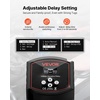 image:imageVEVOR Dual Battery Isolator Kit 12V 140 Amp 20 ft 6AWG Manual and Automatic VSR Voltage Sensitive Relay with Voltmeter LCD Screen Smart Battery Isolator Compatible with Lithium Batteries for UTV300 AMP Kit for Lithium