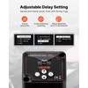 image:imageVEVOR Dual Battery Isolator Kit 12V 140 Amp 20 ft 6AWG Manual and Automatic VSR Voltage Sensitive Relay with Voltmeter LCD Screen Smart Battery Isolator Compatible with Lithium Batteries for UTV140 AMP Kit for Lithium
