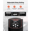 image:imageVEVOR Dual Battery Isolator Kit 12V 140 Amp 20 ft 6AWG Manual and Automatic VSR Voltage Sensitive Relay with Voltmeter LCD Screen Smart Battery Isolator Compatible with Lithium Batteries for UTV300 AMP Isolator for Lithium