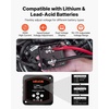 image:imageVEVOR Dual Battery Isolator Kit 12V 140 Amp 20 ft 6AWG Manual and Automatic VSR Voltage Sensitive Relay with Voltmeter LCD Screen Smart Battery Isolator Compatible with Lithium Batteries for UTV300 AMP Isolator for Lithium