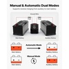 image:imageVEVOR Dual Battery Isolator Kit 12V 140 Amp 20 ft 6AWG Manual and Automatic VSR Voltage Sensitive Relay with Voltmeter LCD Screen Smart Battery Isolator Compatible with Lithium Batteries for UTV300 AMP Kit for Lithium