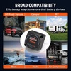 image:imageVEVOR Dual Battery Isolator Kit 12V 140 Amp 20 ft 6AWG Manual and Automatic VSR Voltage Sensitive Relay with Voltmeter LCD Screen Smart Battery Isolator Compatible with Lithium Batteries for UTV140 AMP Kit