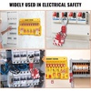 image:imageVEVOR Electrical Lockout Tagout Kit 59 PCS Safety Lockout Tagout Station with Padlocks Hasps Tags Ties Plug Lockout Circuit Breaker Lockouts Valve Lockouts Cable Lockout Lockout Bag Box60pcs Set