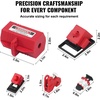 image:imageVEVOR Electrical Lockout Tagout Kit 59 PCS Safety Lockout Tagout Station with Padlocks Hasps Tags Ties Plug Lockout Circuit Breaker Lockouts Valve Lockouts Cable Lockout Lockout Bag Box47pcs Set