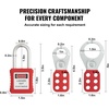 image:imageVEVOR Electrical Lockout Tagout Kit 59 PCS Safety Lockout Tagout Station with Padlocks Hasps Tags Ties Plug Lockout Circuit Breaker Lockouts Valve Lockouts Cable Lockout Lockout Bag Box60pcs Set