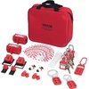 image:imageVEVOR Electrical Lockout Tagout Kit 59 PCS Safety Lockout Tagout Station with Padlocks Hasps Tags Ties Plug Lockout Circuit Breaker Lockouts Valve Lockouts Cable Lockout Lockout Bag Box47pcs Set