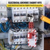 image:imageVEVOR Electrical Lockout Tagout Kit 59 PCS Safety Lockout Tagout Station with Padlocks Hasps Tags Ties Plug Lockout Circuit Breaker Lockouts Valve Lockouts Cable Lockout Lockout Bag Box58pcs Set