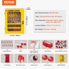 image:imageVEVOR Electrical Lockout Tagout Kit 59 PCS Safety Lockout Tagout Station with Padlocks Hasps Tags Ties Plug Lockout Circuit Breaker Lockouts Valve Lockouts Cable Lockout Lockout Bag Box59pcs Set