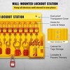 image:imageVEVOR Electrical Lockout Tagout Kit 59 PCS Safety Lockout Tagout Station with Padlocks Hasps Tags Ties Plug Lockout Circuit Breaker Lockouts Valve Lockouts Cable Lockout Lockout Bag Box58pcs Set