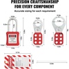 image:imageVEVOR Electrical Lockout Tagout Kit 59 PCS Safety Lockout Tagout Station with Padlocks Hasps Tags Ties Plug Lockout Circuit Breaker Lockouts Valve Lockouts Cable Lockout Lockout Bag Box59pcs Set
