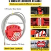 image:imageVEVOR Electrical Lockout Tagout Kit 59 PCS Safety Lockout Tagout Station with Padlocks Hasps Tags Ties Plug Lockout Circuit Breaker Lockouts Valve Lockouts Cable Lockout Lockout Bag Box42pcs Set