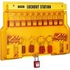 image:imageVEVOR Electrical Lockout Tagout Kit 59 PCS Safety Lockout Tagout Station with Padlocks Hasps Tags Ties Plug Lockout Circuit Breaker Lockouts Valve Lockouts Cable Lockout Lockout Bag Box58pcs Set