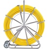 image:imageVEVOR Fiberglass Fish Tape 656 FT x 14 inch Fish Tape Duct Rodder Puller with Durable Steel Stand NonConductive Fishtape Wire Cable Running Rod for Walls Floor and Electrical Conduit516inch 656FT