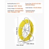 image:imageVEVOR Fiberglass Fish Tape 656 FT x 14 inch Fish Tape Duct Rodder Puller with Durable Steel Stand NonConductive Fishtape Wire Cable Running Rod for Walls Floor and Electrical Conduit14Inch x 425FT