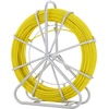 image:imageVEVOR Fiberglass Fish Tape 656 FT x 14 inch Fish Tape Duct Rodder Puller with Durable Steel Stand NonConductive Fishtape Wire Cable Running Rod for Walls Floor and Electrical Conduit14Inch x 656FT