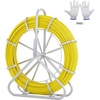 image:imageVEVOR Fiberglass Fish Tape 656 FT x 14 inch Fish Tape Duct Rodder Puller with Durable Steel Stand NonConductive Fishtape Wire Cable Running Rod for Walls Floor and Electrical Conduit14Inch x 656FT